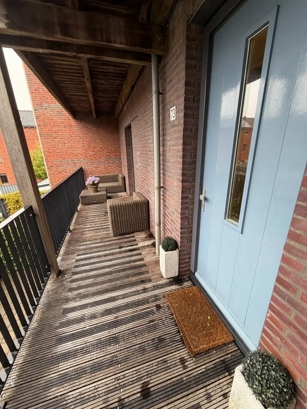 Balkon van appartement Dick Bosstraat 73