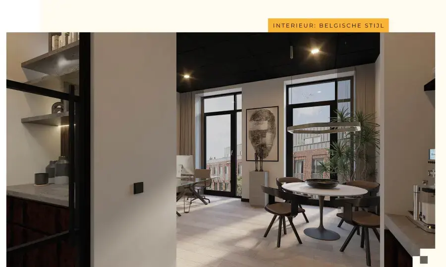 Interieur in Belgische stijl