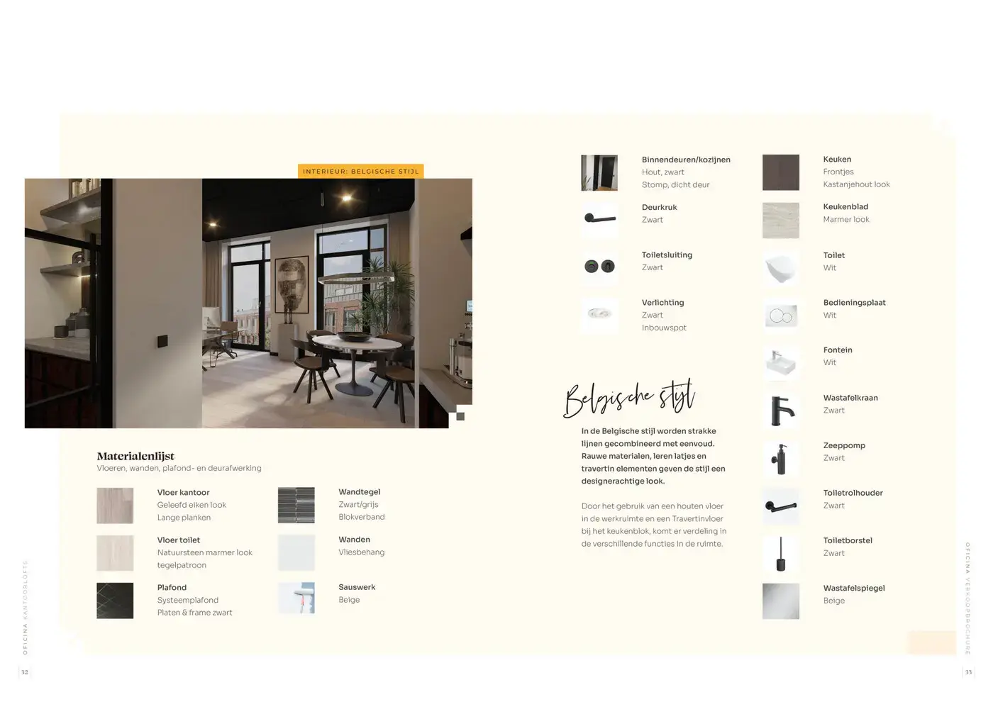 Materialen en afwerking